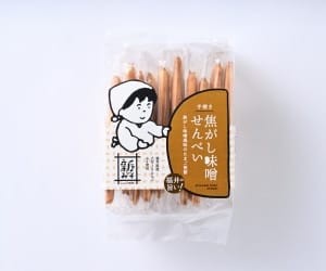 焦がし味噌せんべい